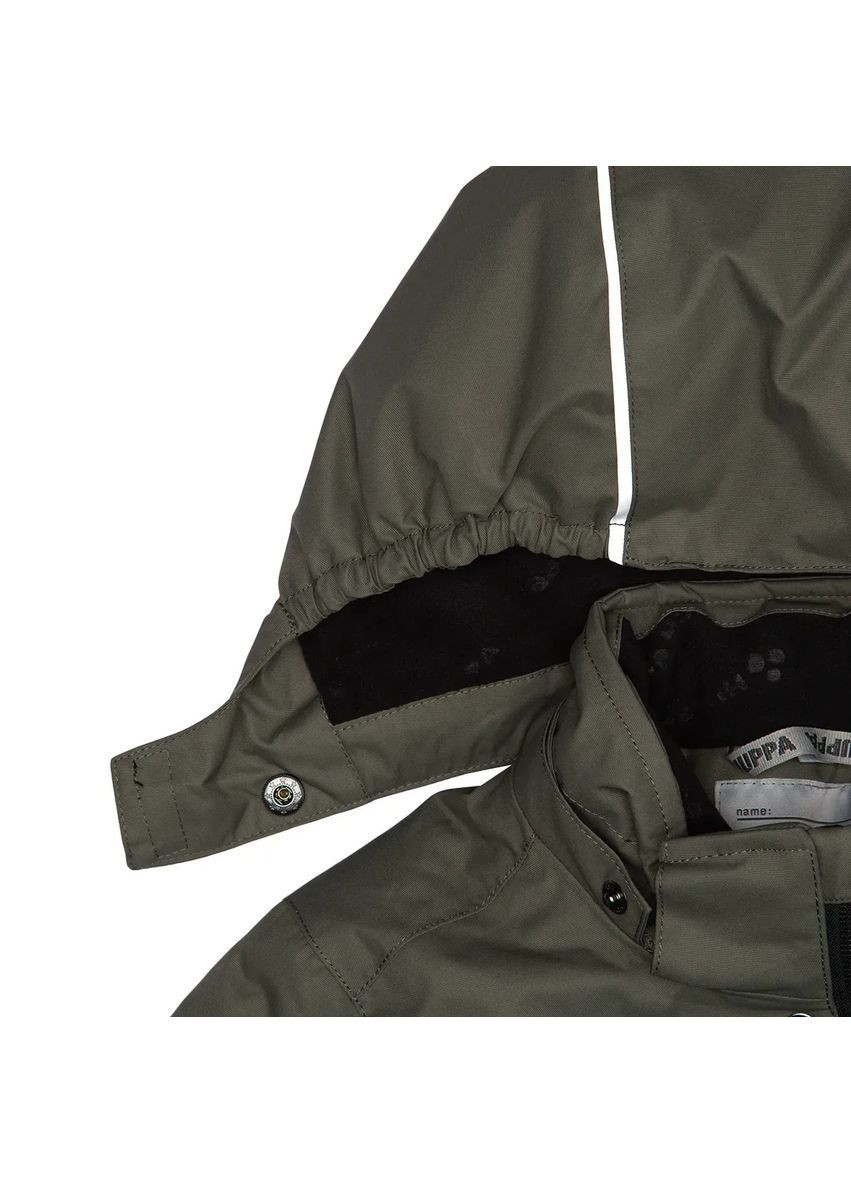 Темно-зеленая детский зимний комбинезон mooley 3, р.122, темно-зеленый () Huppa 36360320-10057-122