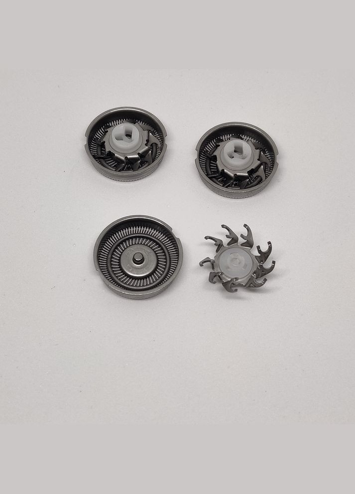 Сменные ножи (головки) для электробритвы Pinjing ES3 / So White / Enchen Blackstone Victor / Philips (3 шт) Jinjin (366814497)