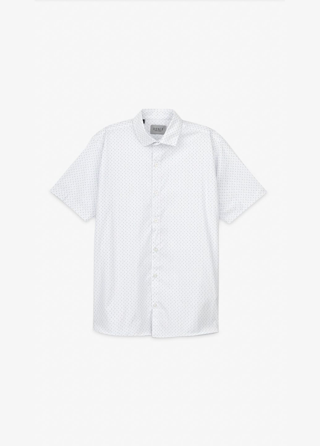 Белая повседневный рубашка DENIZ