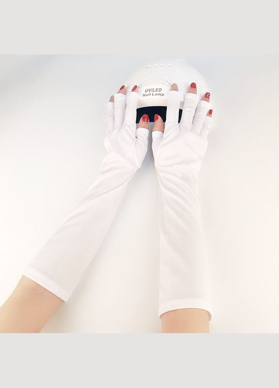 Защитная Перчатка от УФ-лучей для Работы с Гель Лаком в УФ Лампе 2 Пары - Предотвращает Старение Кожи Рук 2 Пары (51230730) Clefers (300694499)