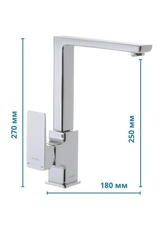 Кухонний змішувач Premium Kvadro 017 MI5804 Mixxus (400906593)