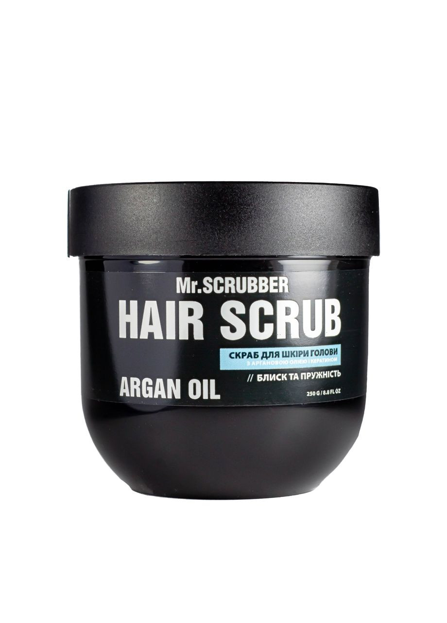Скраб для кожи головы Argan Oil Hair Scrub с маслом арганы и кератином 250 мл Mr. Scrubber (337359205)