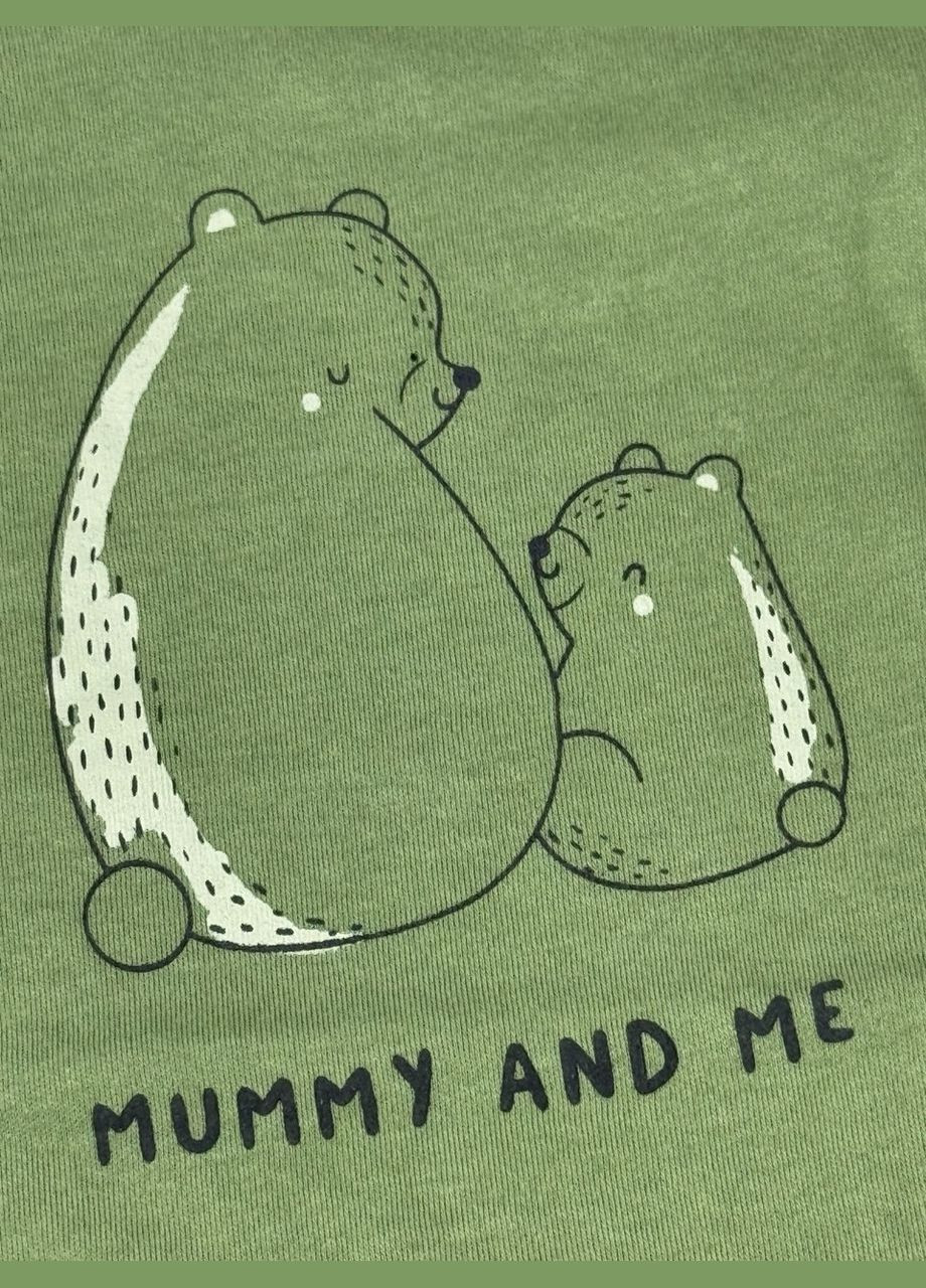 Боди длинный рукав младенцу цвет зеленый 30273 No Brand (319303870)