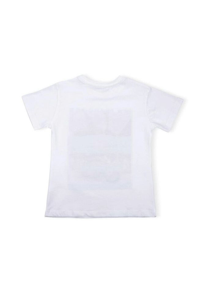 Бежева демісезонна футболка дитяча "84" (10154-128b-beige) Breeze