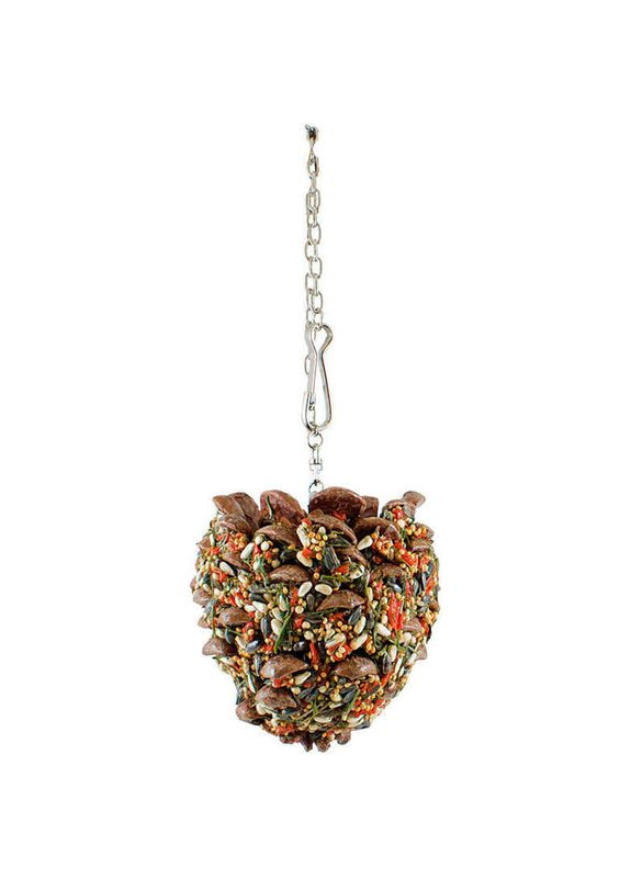 Шишка з насінням, зерном, овочами, травами для великих папуг Birds Tasty Cones Big Parakeets & Parrots - 195 г JR Farm (327434241)