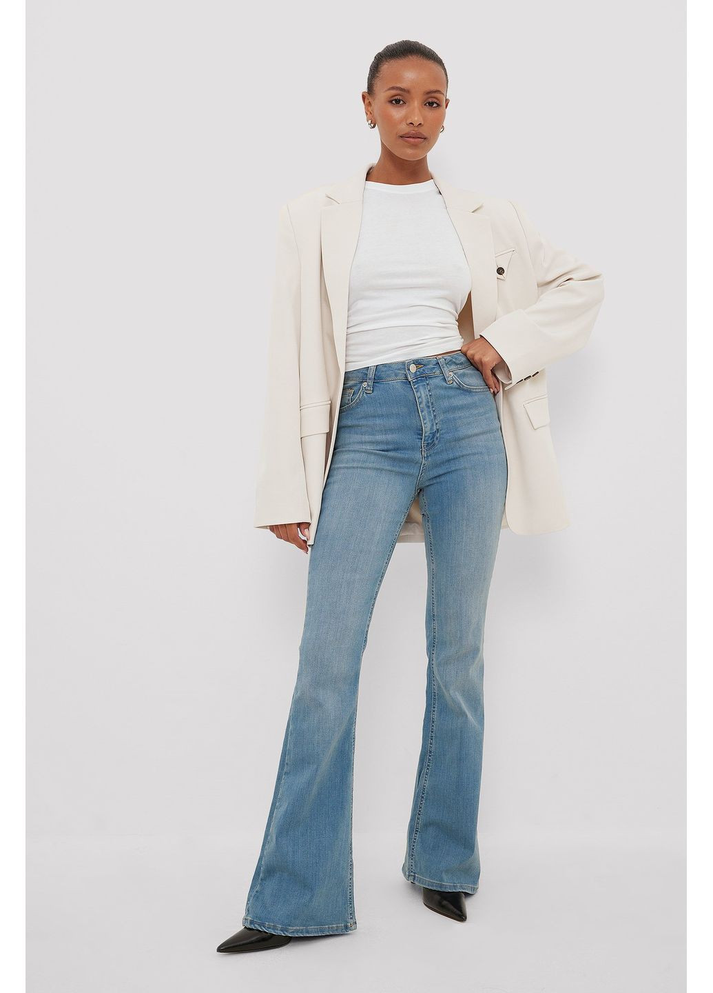 Джинси Skinny демісезон,блакитний, NA-KD - (364532678)