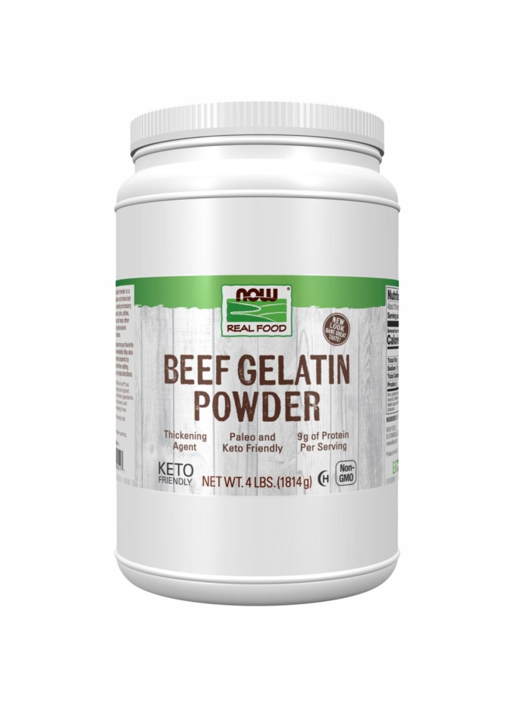 Добавка Beef Gelatin Powder - 1814g Now Foods (280899559)