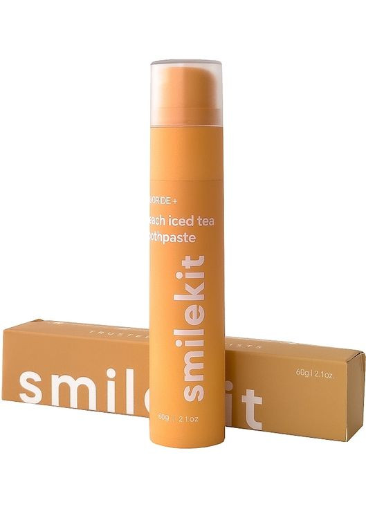 Зубная отбеливающая паста "Персик" Peach 60g (1381476-19224733) Smilekit (368646254)
