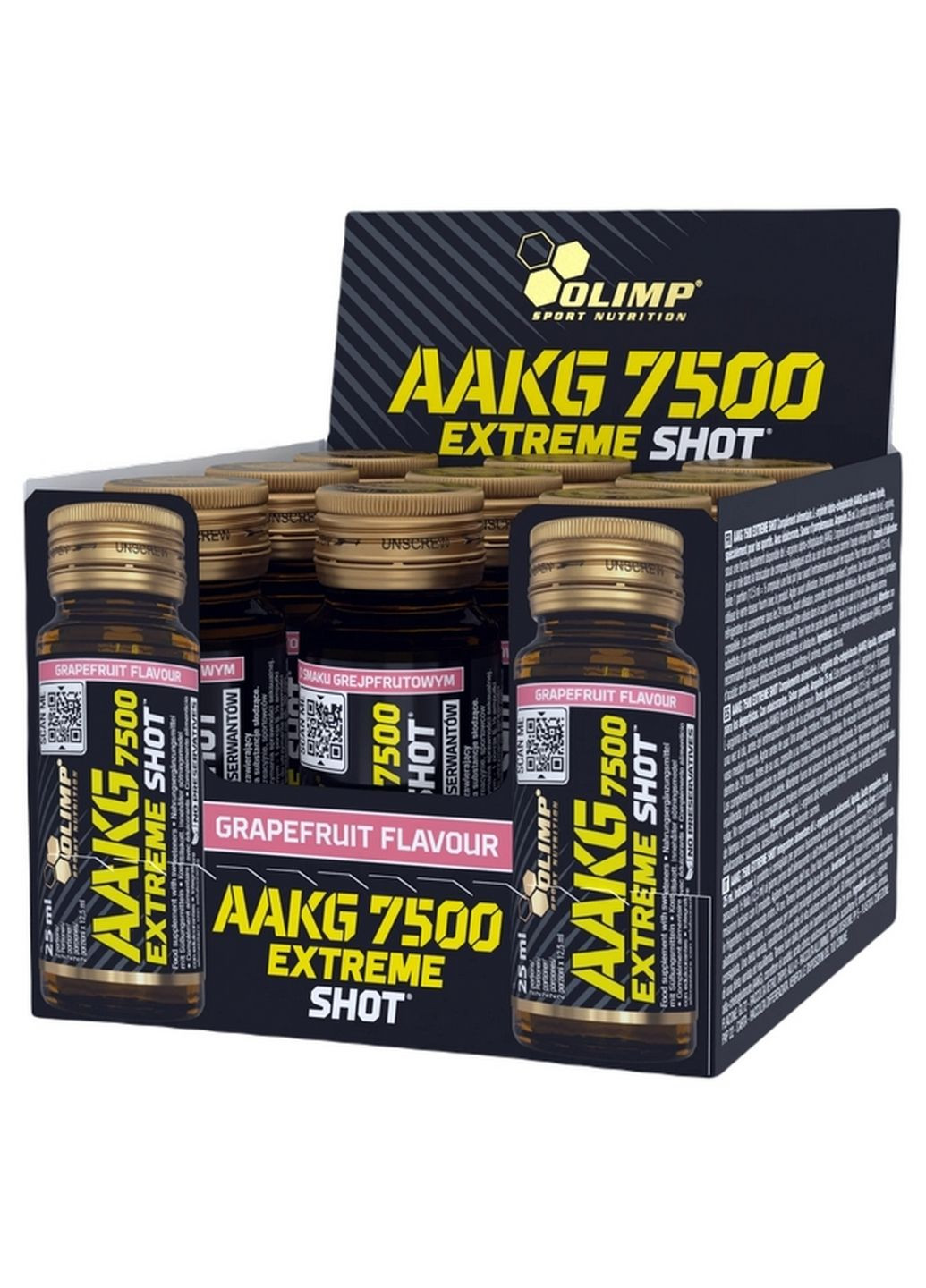 Аминокислота AAKG 7500 Extreme Shot, 9x25 мл Грейпфрут Olimp (293338982)