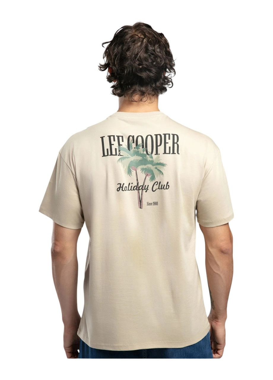 Бежева футболка чоловіча marcia Lee Cooper