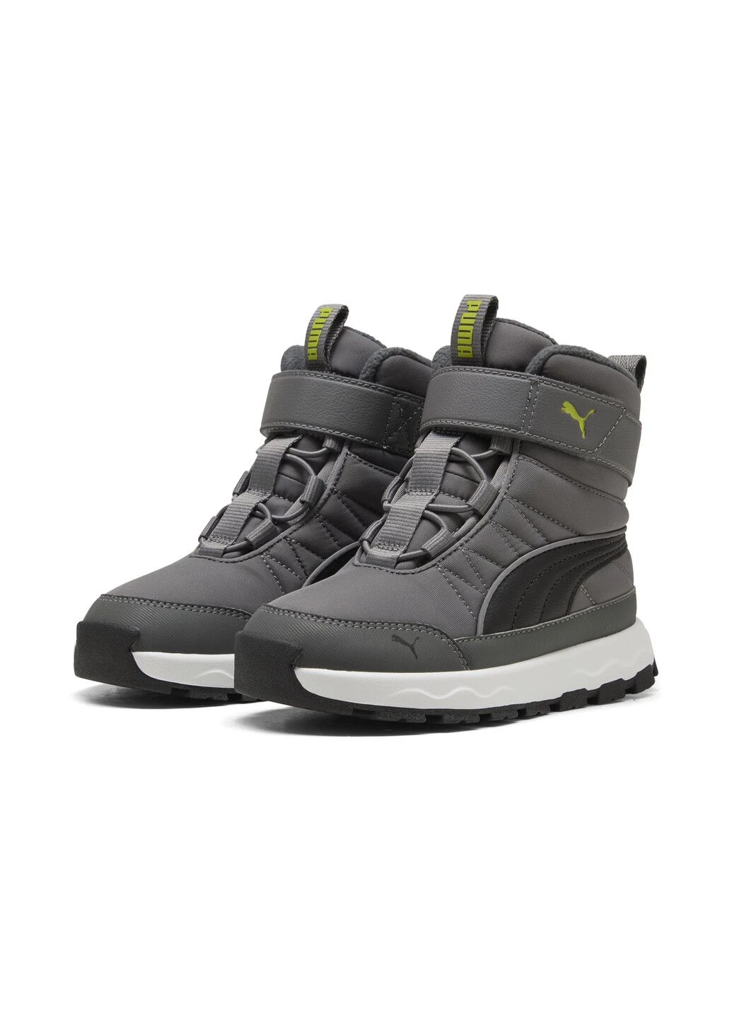 Серые спортивные осенние детские ботинки evolve kids’ boots Puma