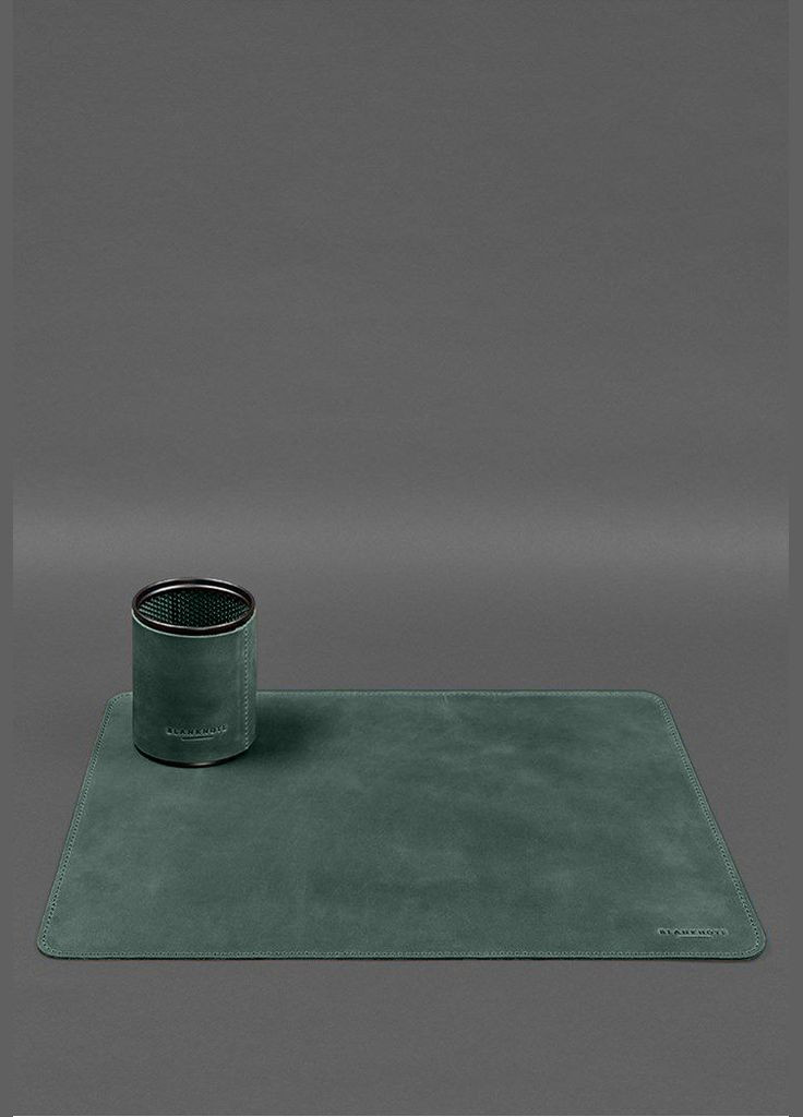 Настільний набір із натуральної шкіри 5.0 з мапою України Зелений Crazy Horse (A-028352) BlankNote (330144409)