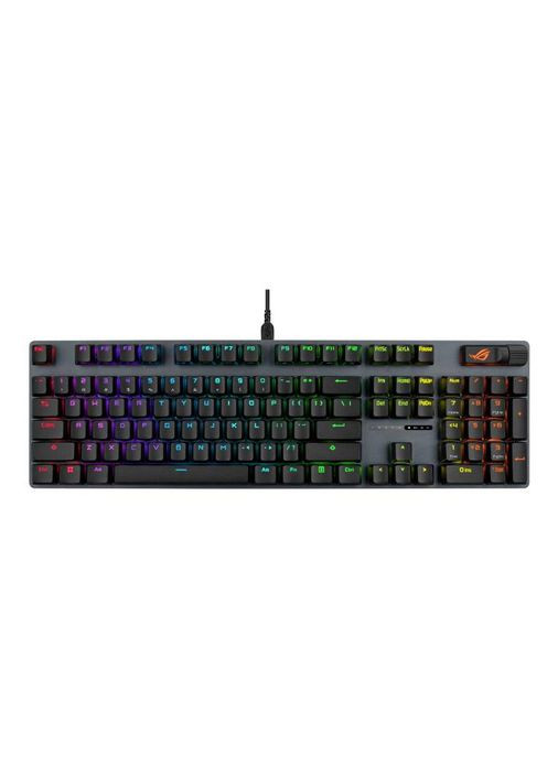 Клавiатура ROG Strix Scope II X NX Snow V2 EN PBT Black (90MP03XF-BKUA20) Asus (356728235)