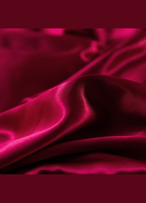 Атласна постільна білизна Сімейний кораловий 150 x 210 з простирадлом на гумці (141405-03) No Brand (348095396)