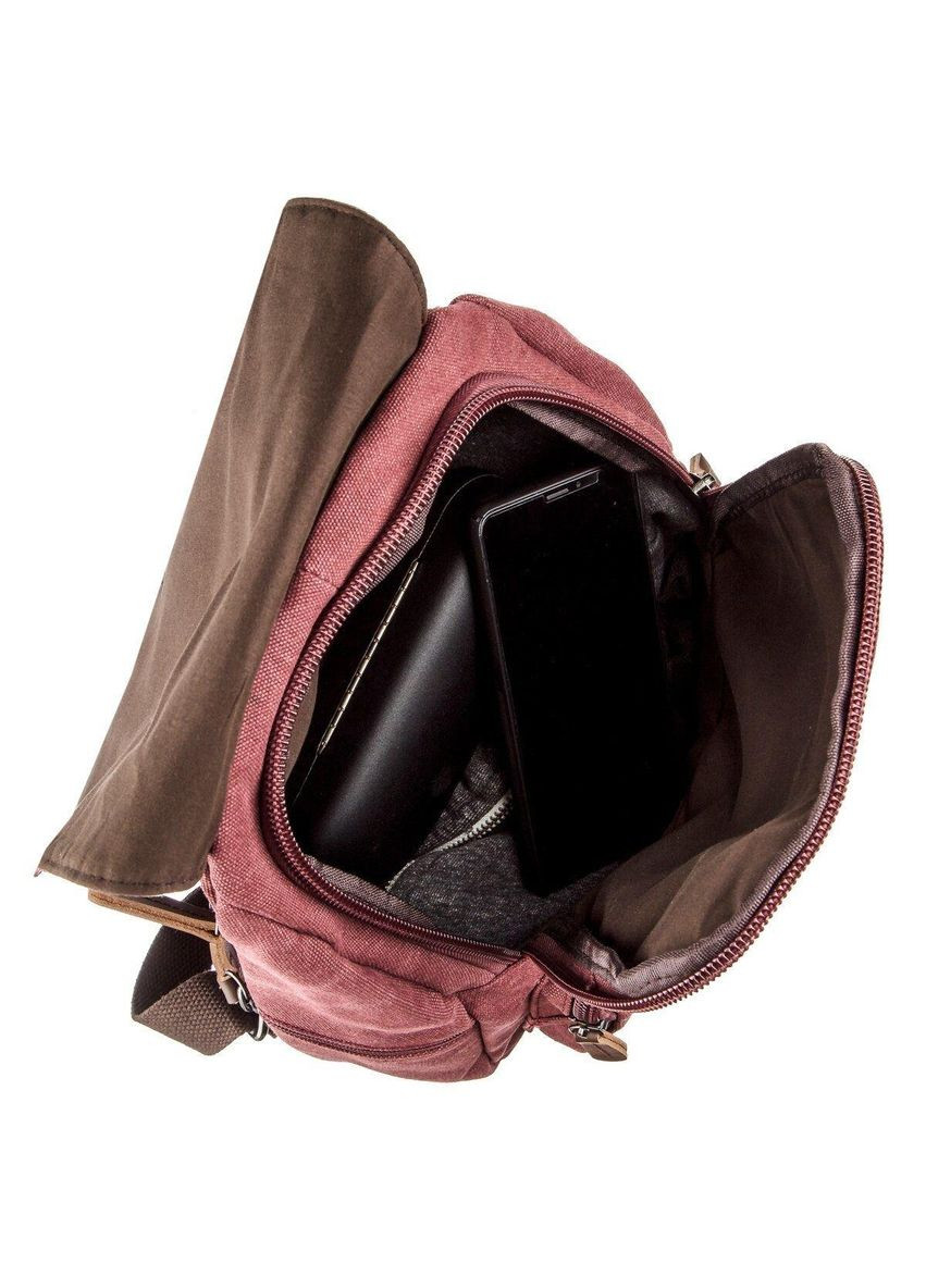 Компактный женский текстильный рюкзак 20195 Vintage (328449893)