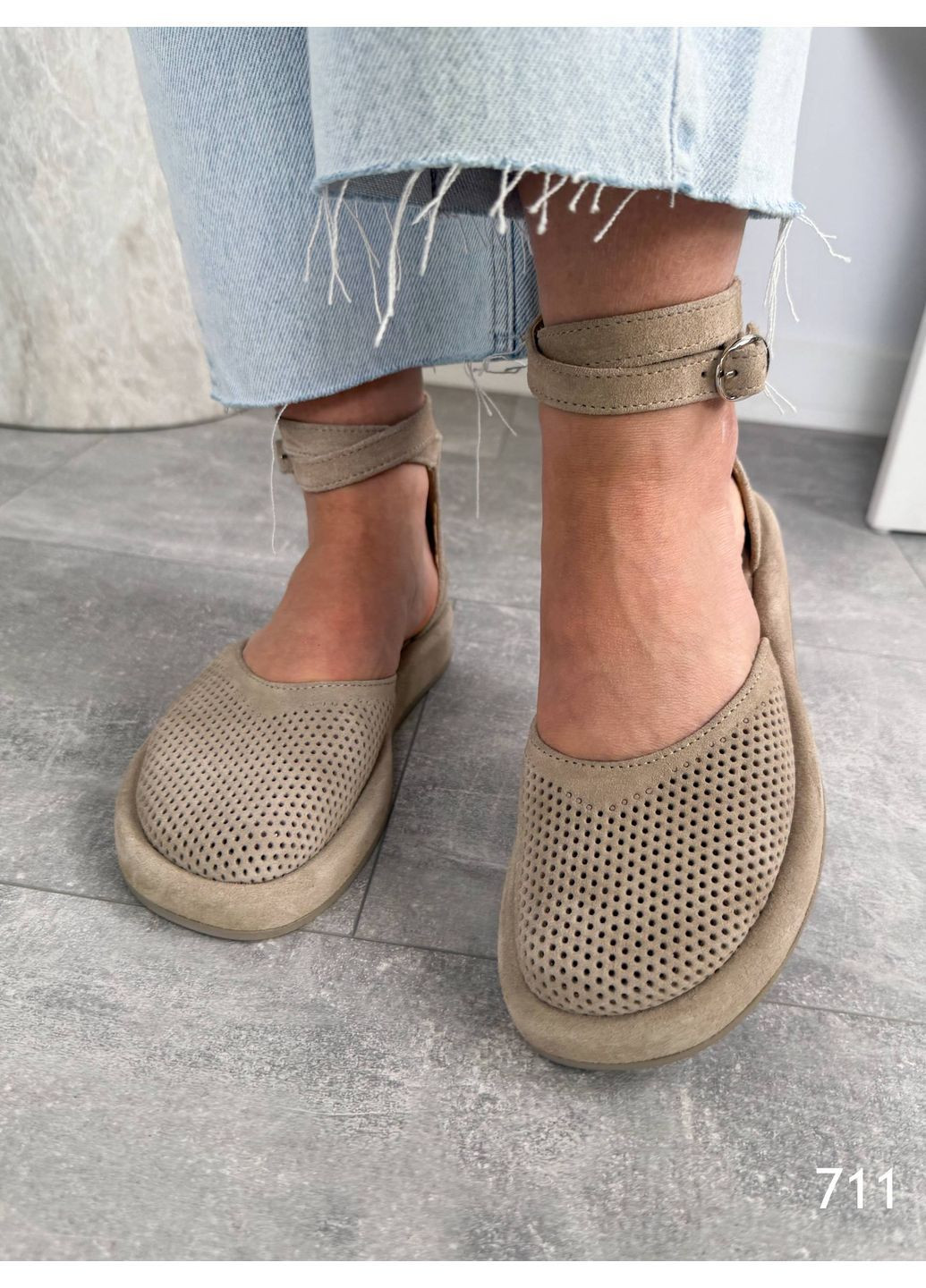 Замшеві босоніжки No Brand (392093278)