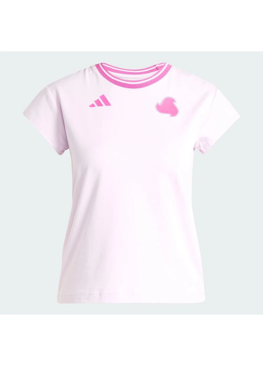 Футболка Tiro Cut 3-Stripes Cotton Baby Tee Pink JC8208 adidas - (398071448)