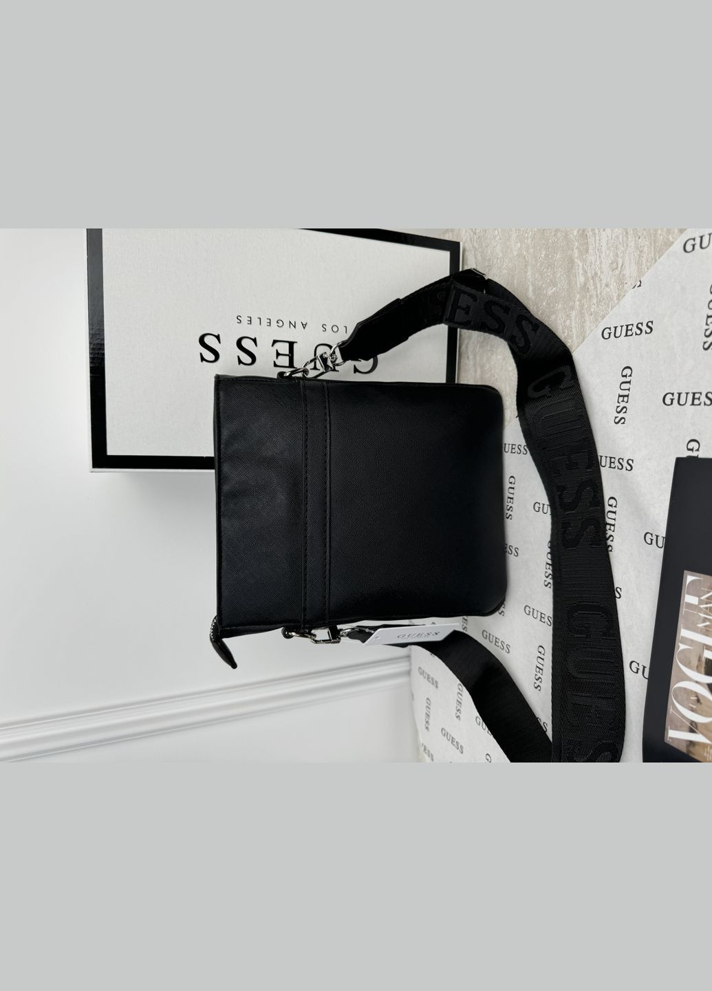 Чоловіча сумка через плече LUX чорний No Brand (317433006)