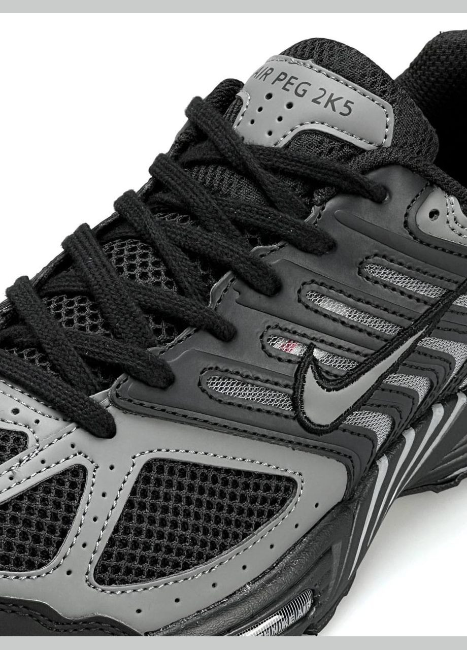 Чорні Осінні кросівки чоловічі nike No Brand Air Peg 2K5 Black Grey