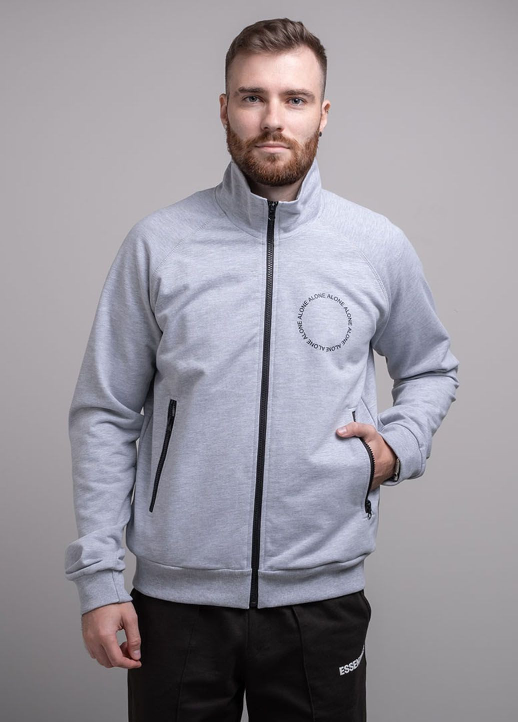 Серая демисезонная куртка Power