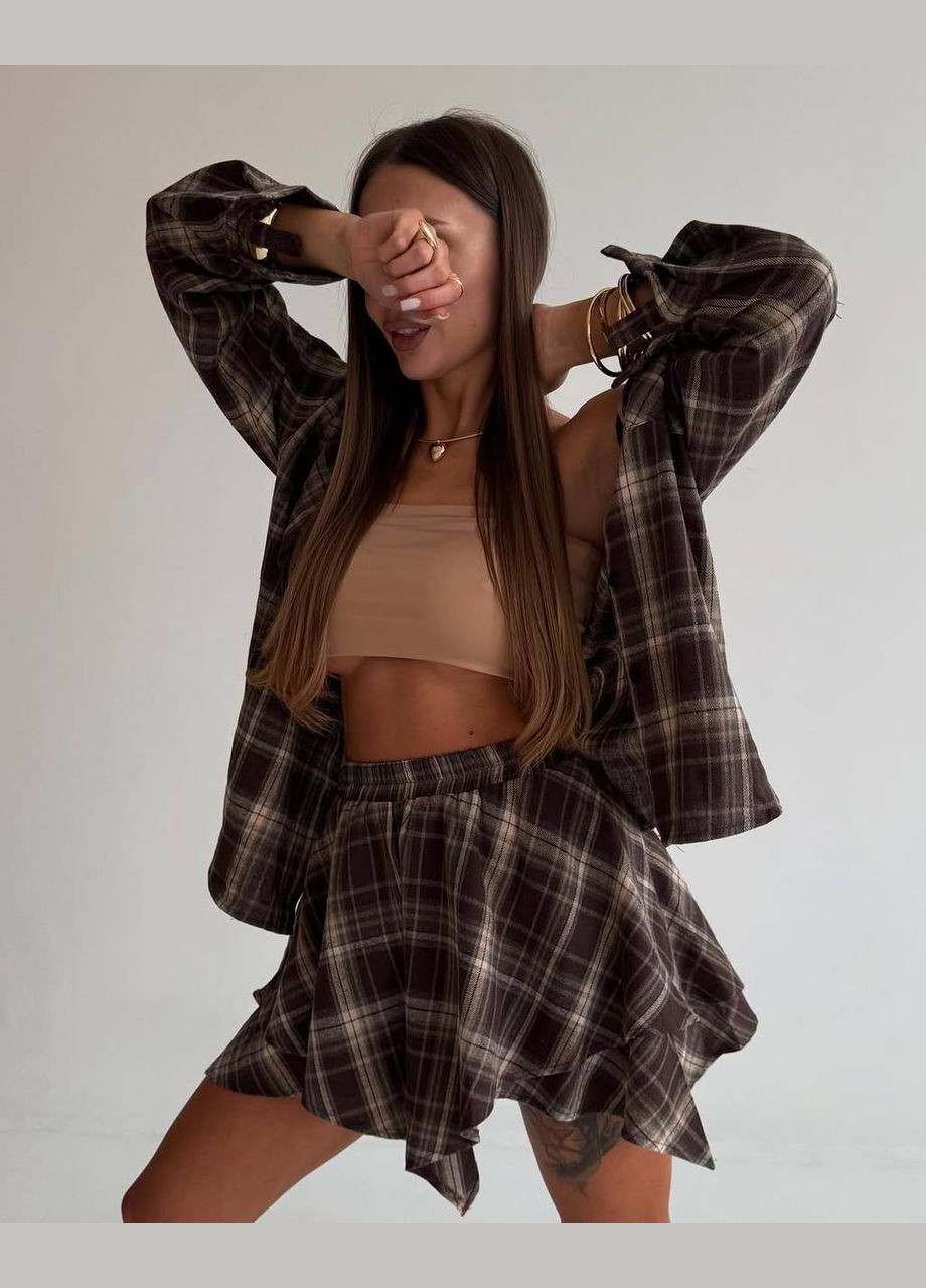 Женский шоколадный костюм No Brand (332807751)