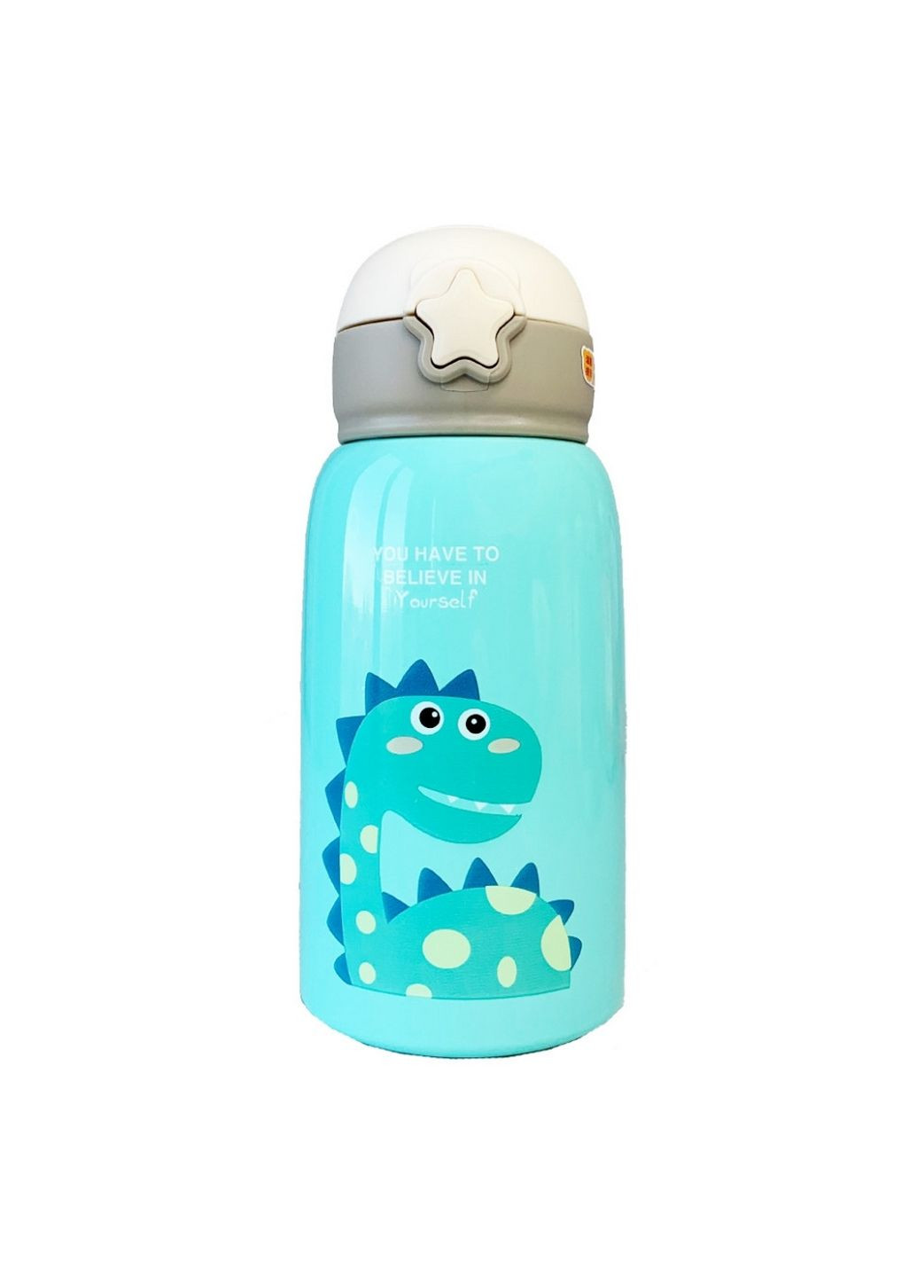 Термос-поильник с силиконовой трубочкой Динозавр Megazayka (288188759)