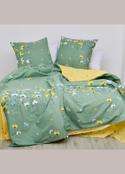 Комплект постельного белья евро ранфорс 21142 100% хлопок Viluta (342116411)