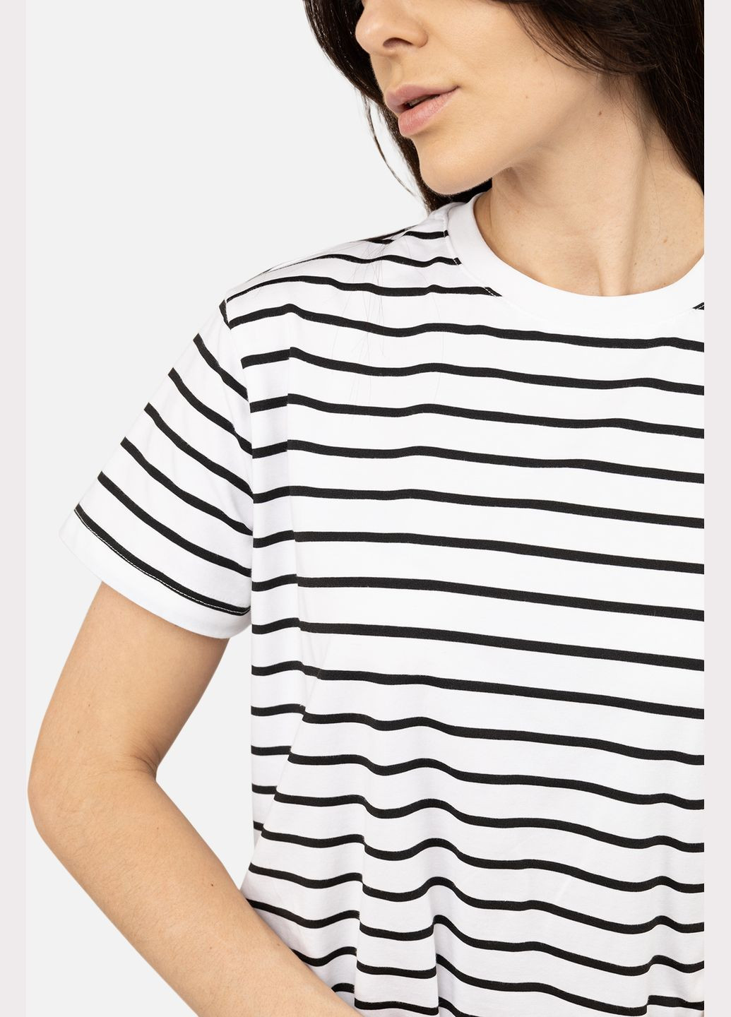 Футболка с коротким рукавом женская цвет белый CB-00266499 Yuki - (319069400)