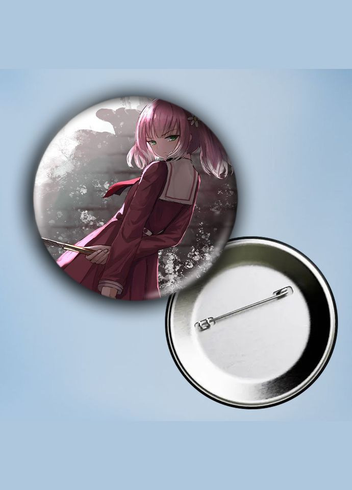 Значок на булавке Аниме Бездарная Нана #11 металлический 56 мм No Brand (304509160)