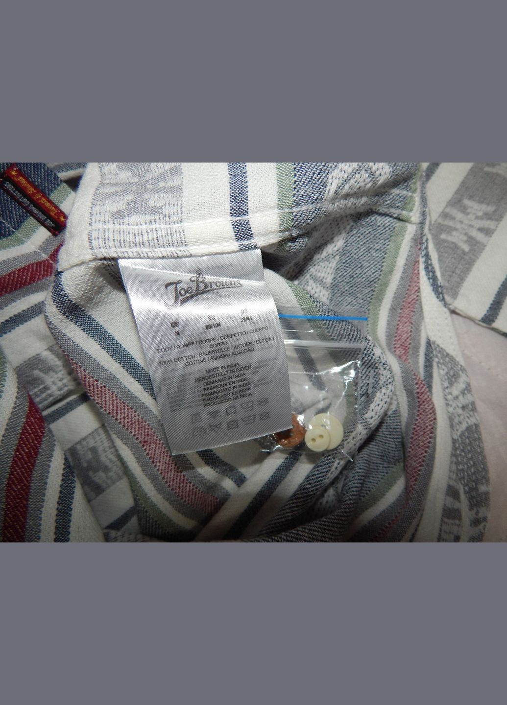 Чоловіча тепла сорочка з довгим рукавом оригінал р.48 006RTX (тільки в зазначеному розмірі, Joe Browns (307289339)