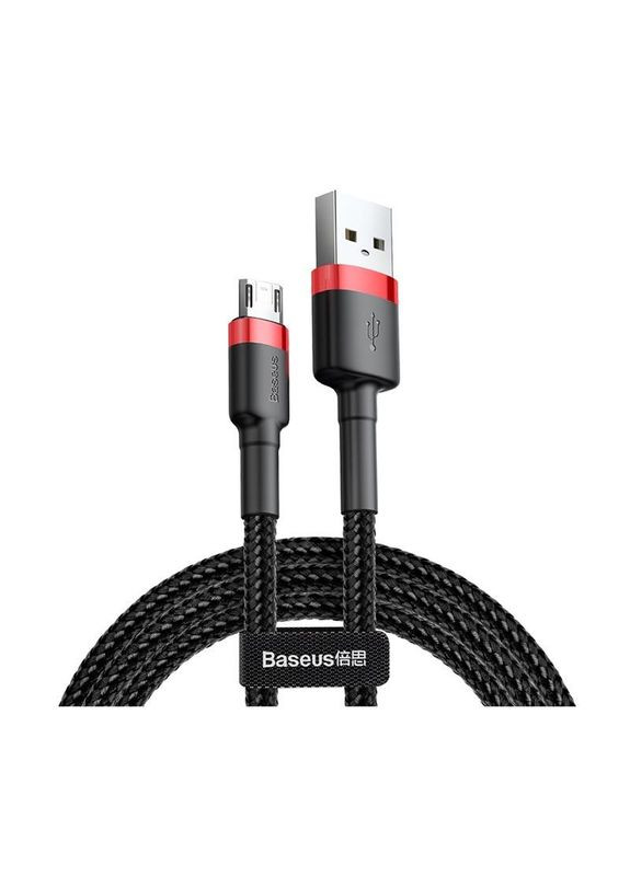 Кабель Micro USB cafule 1 метр (CAMKLFB91) черно красный Baseus (279554057)