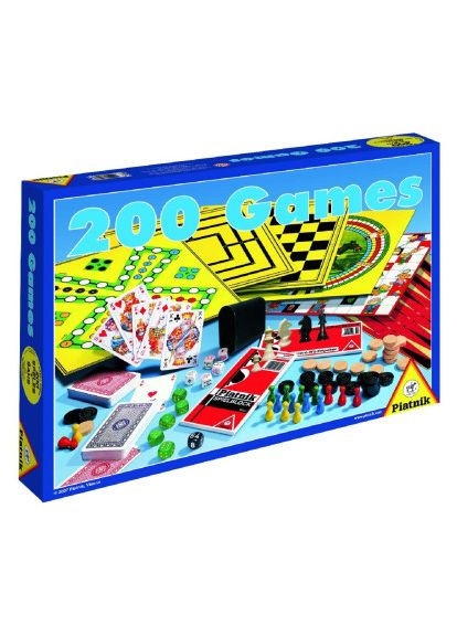 Настольная игра Набор 200 игр (PT-780233) Piatnik Набір 200 ігор (367830849)