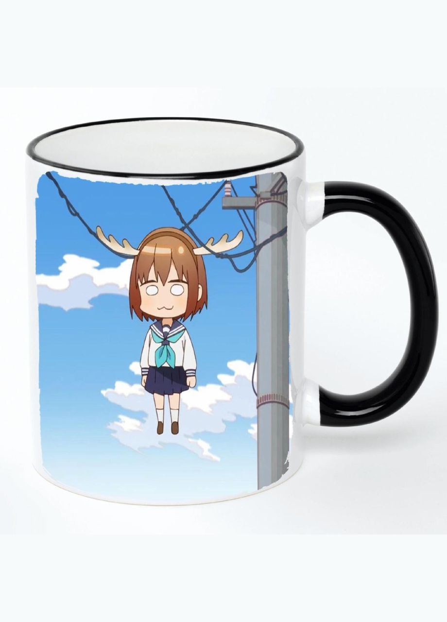 Чашка Моя подруга-оленичка Нокотан Аниме #003 (кружка, кружка) Белая с черной ручкой 330 мл No Brand (322715336)