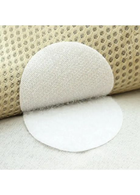 Кріплення-липучки для килимків 6938 білі 5 шт 6 см No Brand (351296714)