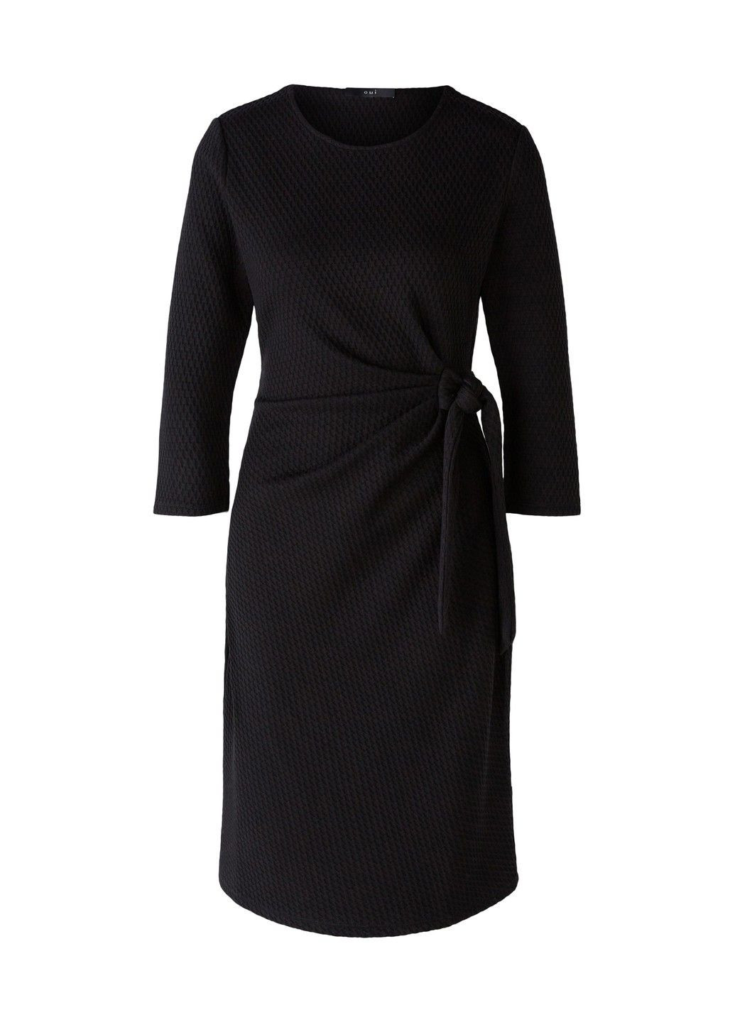 Черное платье женское 89009-2024/0700 Oui