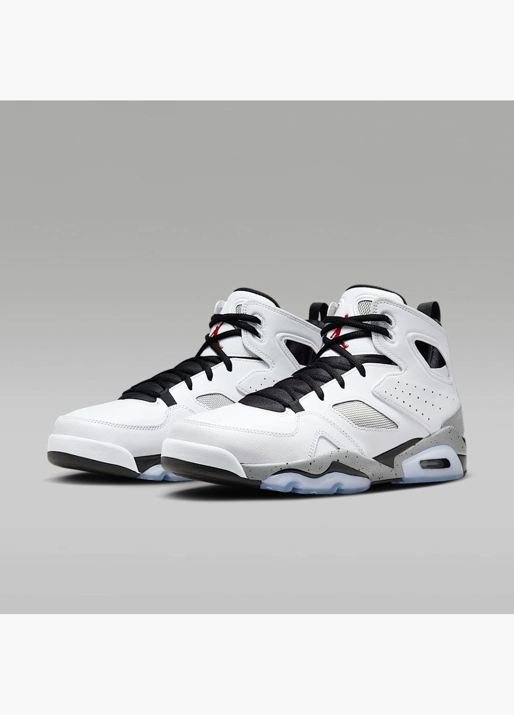 Білі кросівки чоловічі flight club 91 white 555475-102 Air Jordan
