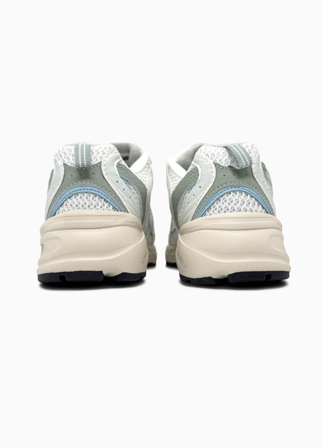 Кроссовки женские New Balance 530 Beige Mint | Нью Беланс 530 бежевые No Brand бежевые демисезоны (342059651)