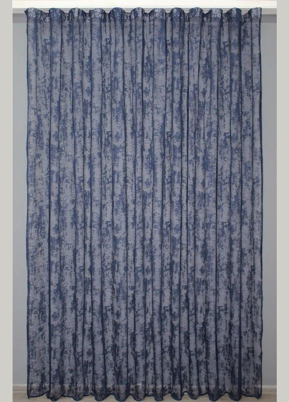 Тюль мармурова жакардова в зал Гардіна Шоколад 300x270 см (tul-1400т-5-05) No Brand (306633033)