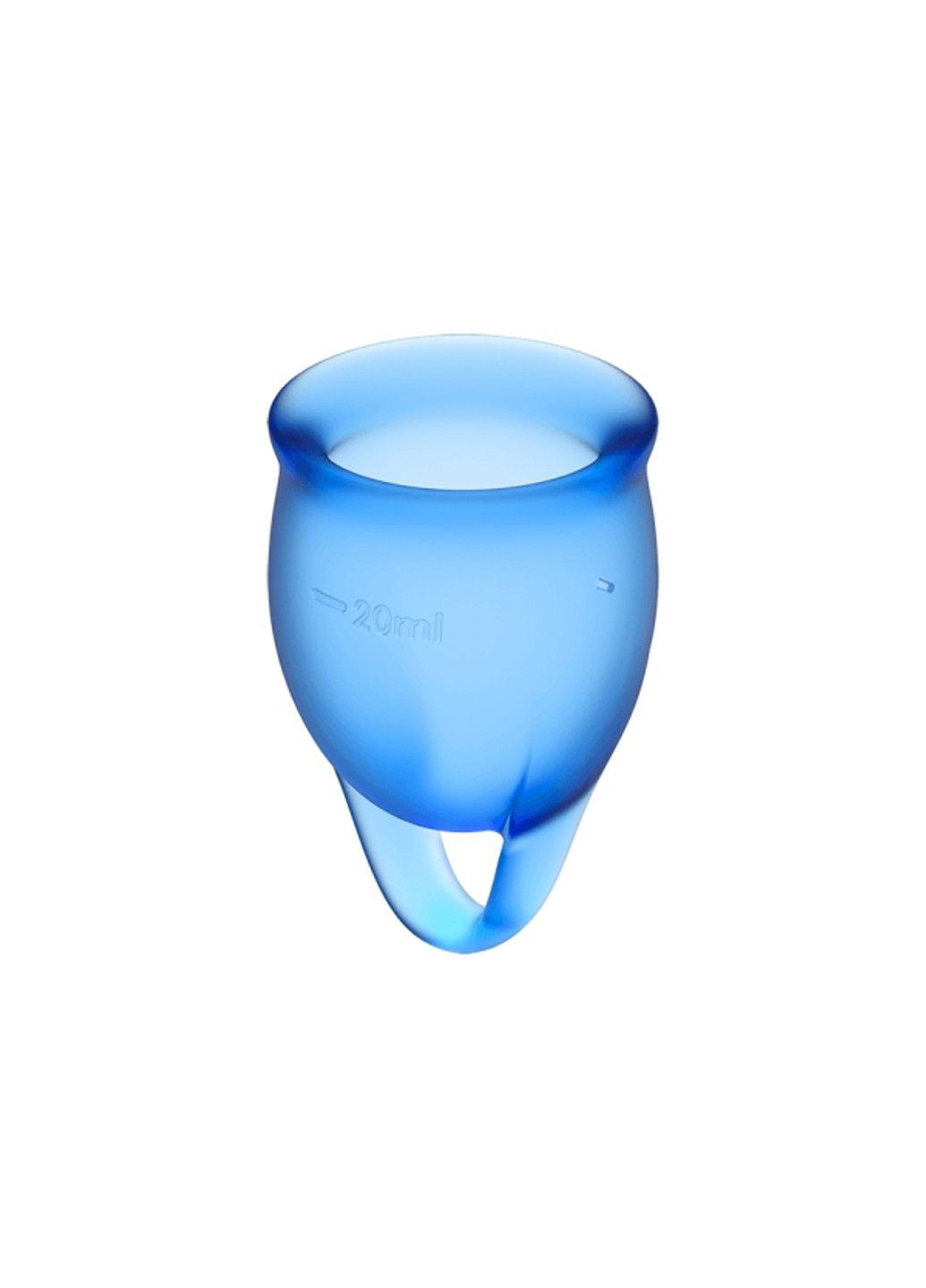 T360904 Менструальные чаши Feel Confident DARK BLUE Satisfyer (289784797)