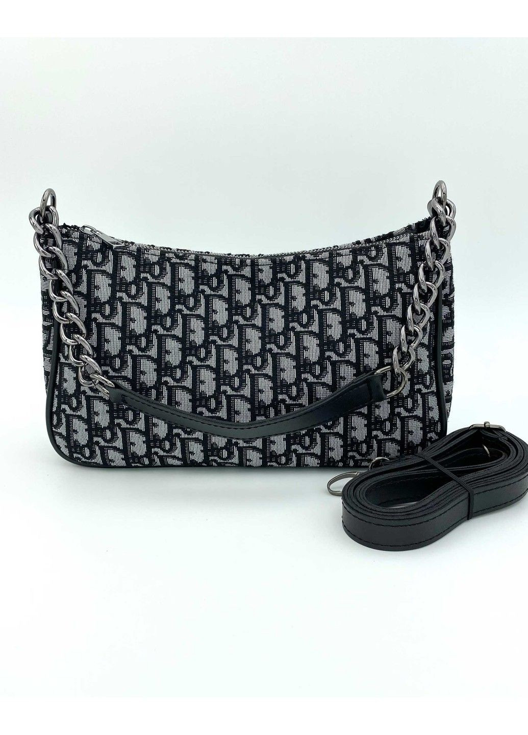 Жіноча сумка «Місяць» чорна з принтом WeLassie (315688533)