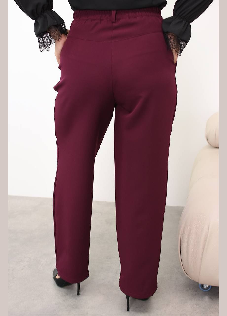 Штани класичні з кокеткою креп костюмка No Brand (346917922)