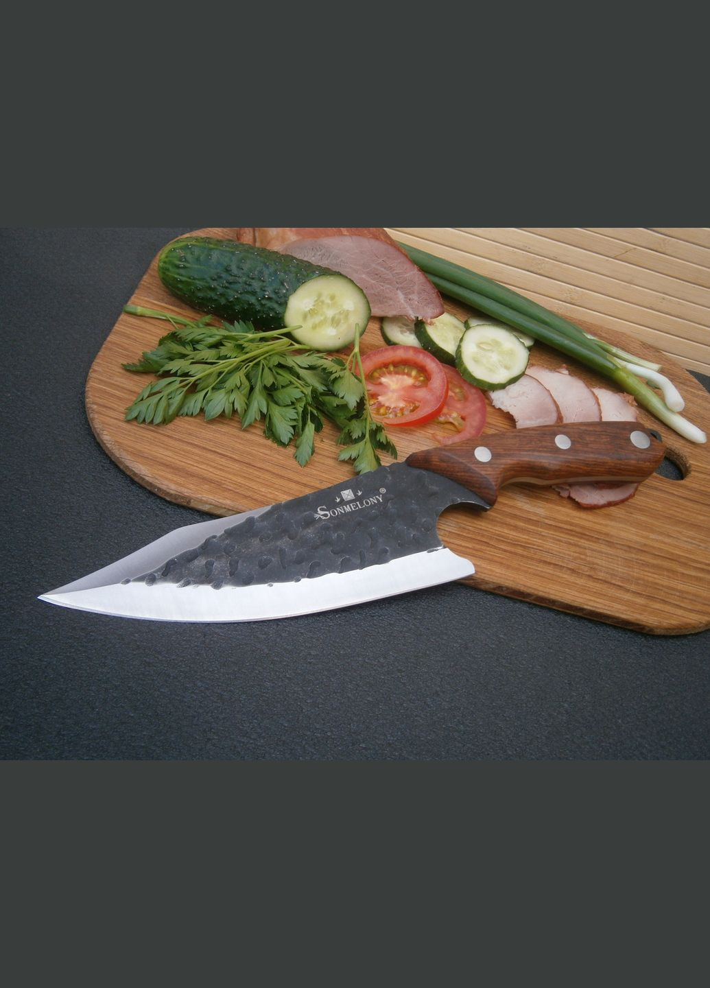 Нож поваренный Шеф Sonmelony RT4 фултанг 30 см No Brand (302391864)