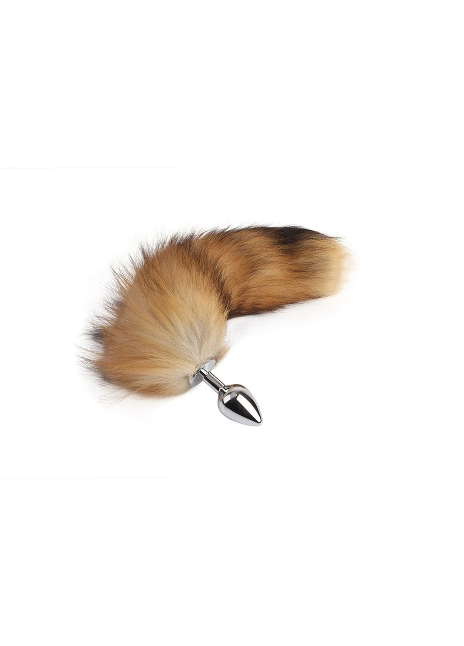 Анальна пробка з хвостом Fluffy fox Plug Chisa (303888617)