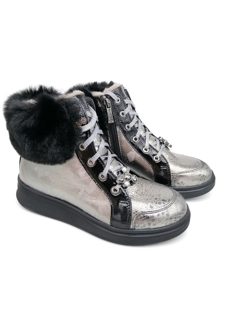 Черевики дитячі зимові сірі шкіряні. Розмір 34 (22,8см) Palaris (369144400)