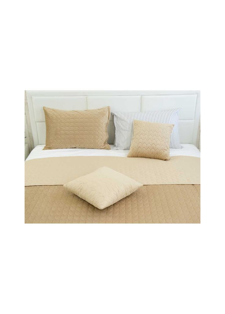 Подушка декоративна Velour Beige 40х40 (311.55_Beige) Руно (372619365)