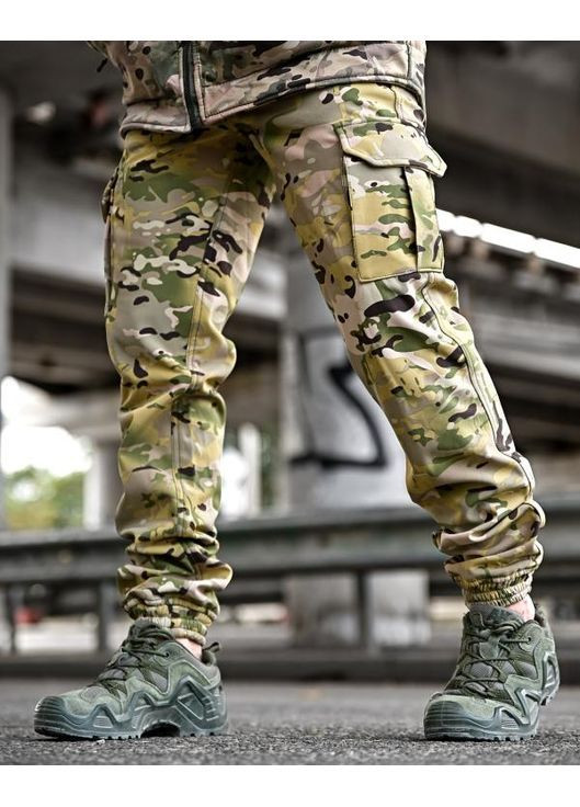 Армійський чоловічий зимовий костюм SoftShell мультикам No Brand