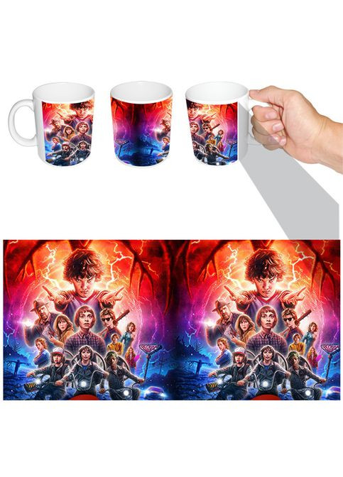 Чашка белая сериал Очень странные дела (z0083) No Brand (327007926)