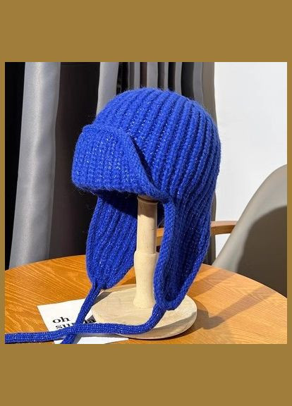 Шапка-ушанка вязаная One Size 55-58 (5004) No Brand (358052688)