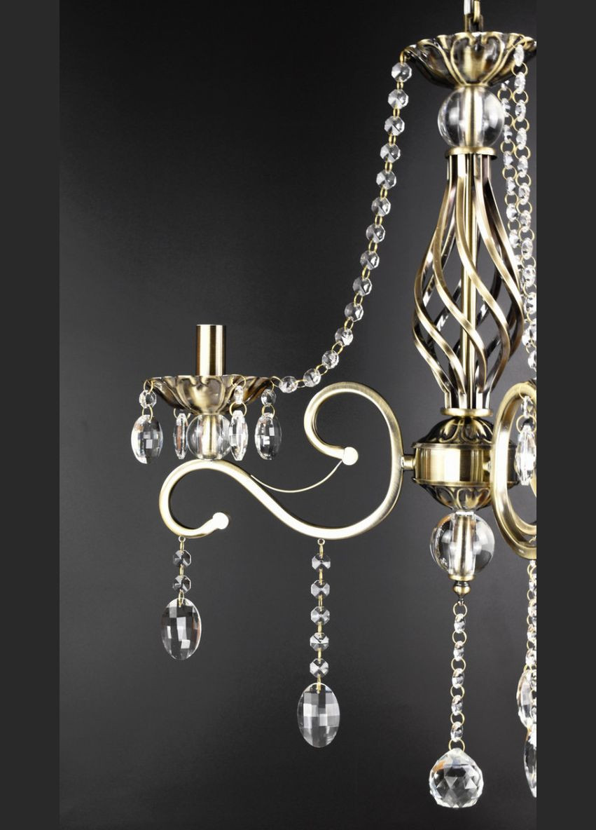 Люстра свічка 25890 Бронза 65-110х50х50 см. Sunnysky (364494661)