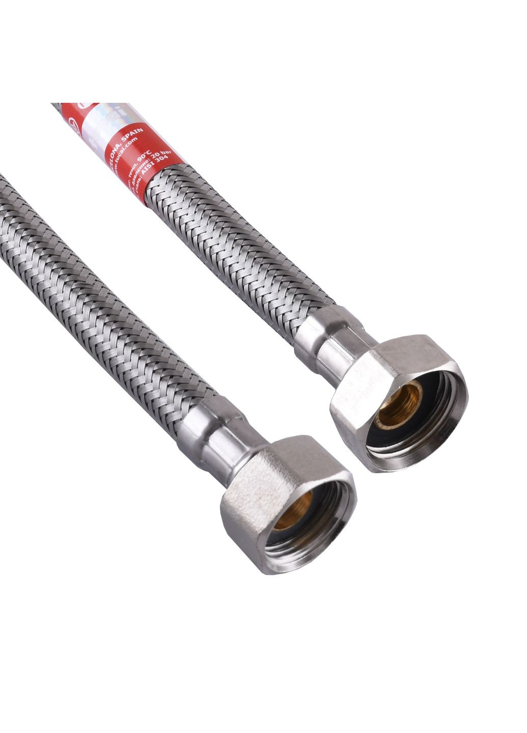 Шланг водяний 1/2″x1/2″ ВВ 0,2м TAQ HG1212-200 200160 TUCAI (300223265)